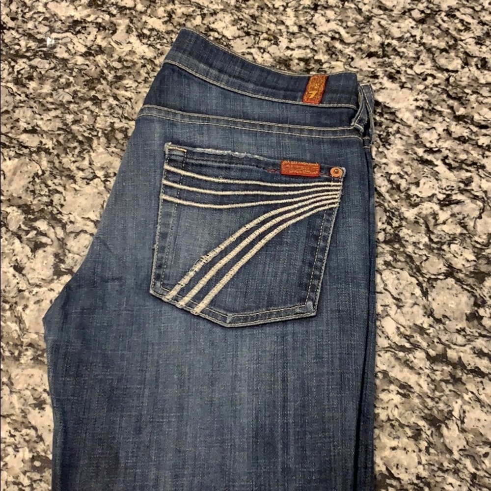 7 For All Mankind Dark Wash Jeans